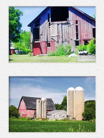 Barns and Farm Houses in Illinois