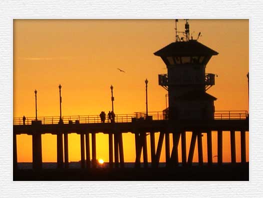 Huntington Beach Bicycle Trail - Sunset2