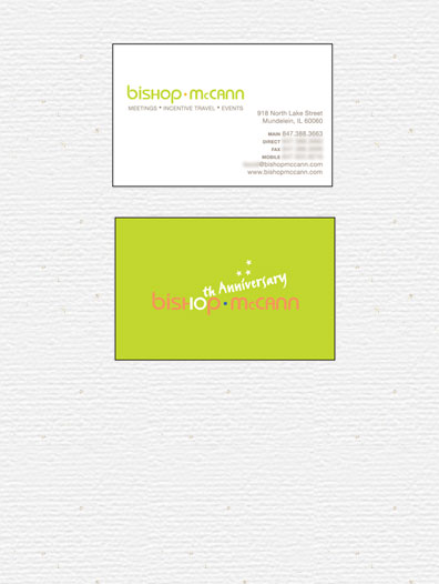 Bishop Business Card Design