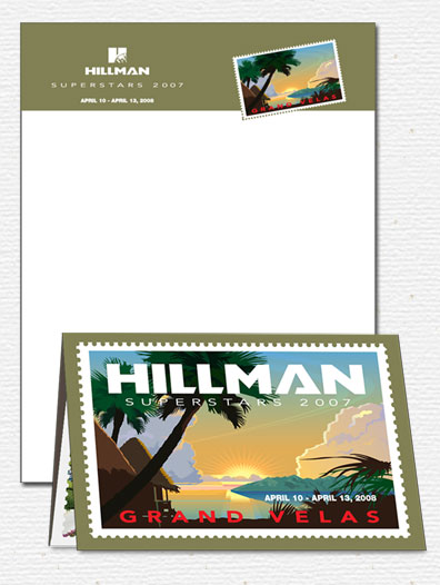 Hillman Direct Mail and and Letterhead Design